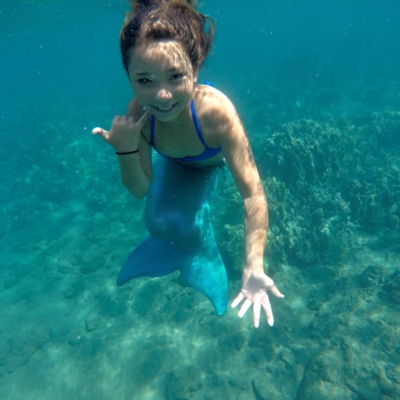 Mermaid Kid in Maui